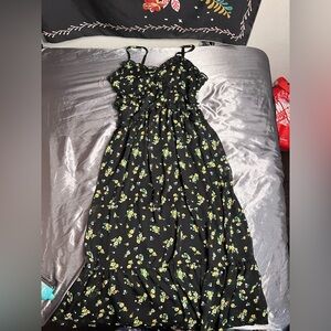 Black and yellow Sundress